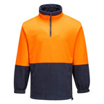 Hi Vis Contrast 1/4 Zip Class D Polar Fleece