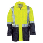 Hi Vis Two Tone Light Weight Rain Jacket with CSR R/Tape