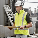 Unisex Hi Vis Waterproof Reversible Vest